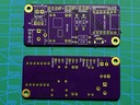 Top and bottom sides of the unpopulated PCB
